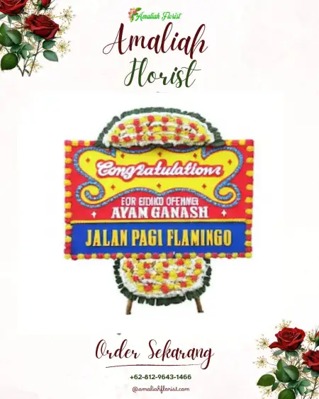 Sewa Papan Bunga Moya